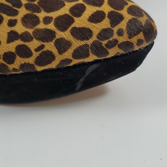 Vince Camuto~Horse Hair Ritz Cheeta Print Platform Pumps~Size 10B. S829 - Picture 7 of 8